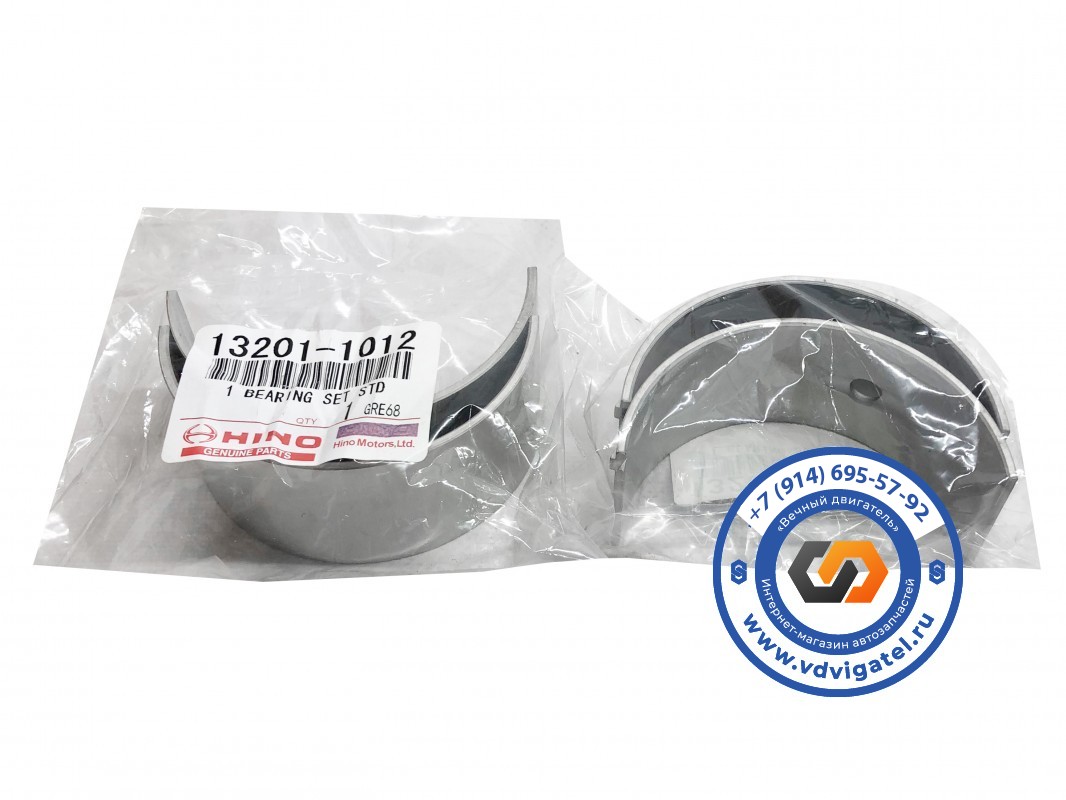 Вкладыши шатунные K13D 13201-1012