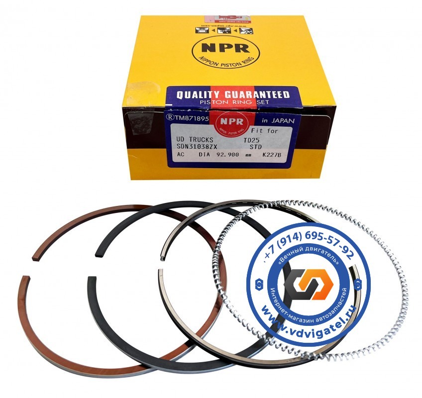 Кольца поршневые TD25 12033-44G10