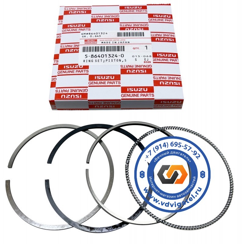 Кольца поршневые 3CE1 5-86401-324-0