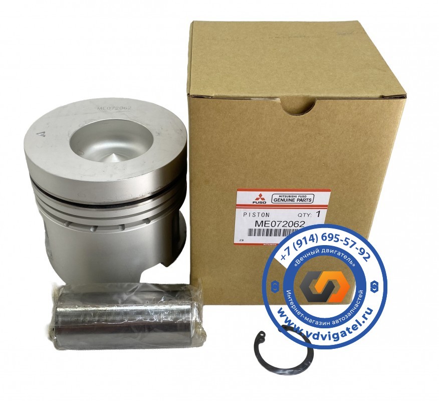 Поршень 6D16 ME072062 Оригинал (комплект 6шт)