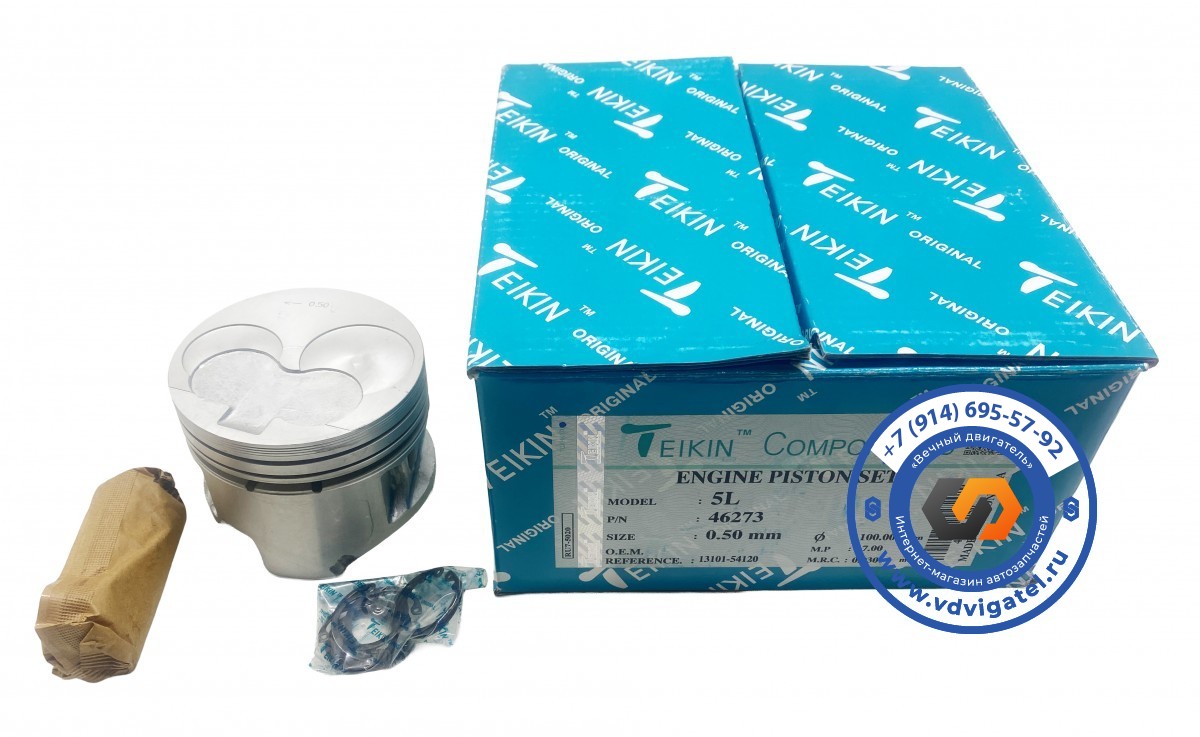 Поршень 5L 13101-54120 (комплект 4шт) 0,5 размер