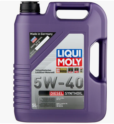 моторное масло 5w40 liqui moly